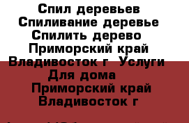 Спил деревьев. Спиливание деревье. Спилить дерево - Приморский край, Владивосток г. Услуги » Для дома   . Приморский край,Владивосток г.